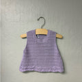 zara purple crochet top 2-3Y