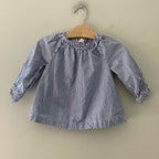 crewcuts girls' blue blouse 4Y