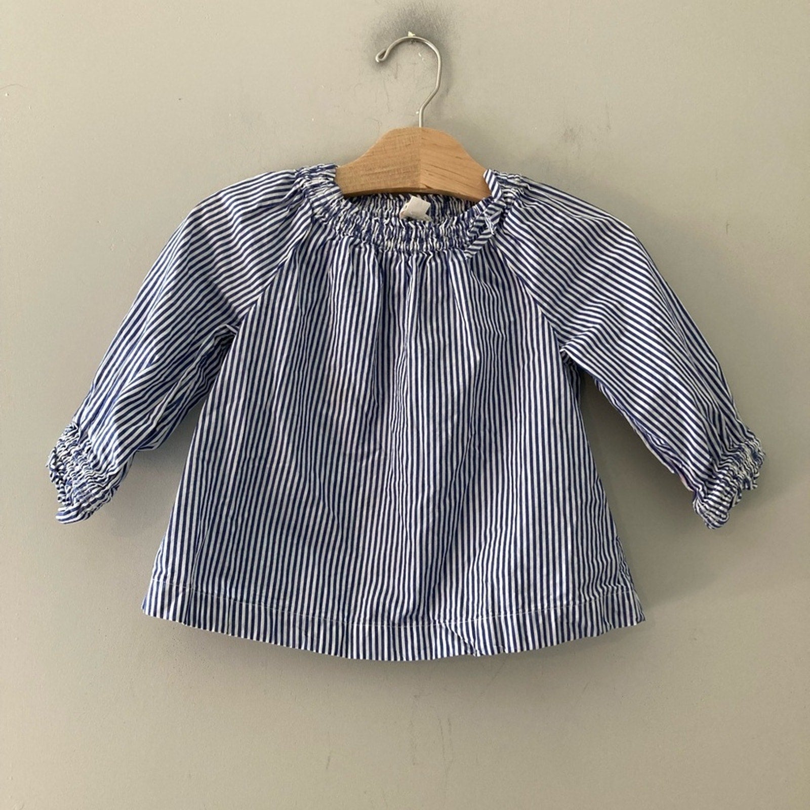 crewcuts girls' blue blouse 4Y