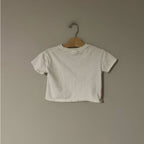 zara girls' white flamingo tee 6Y
