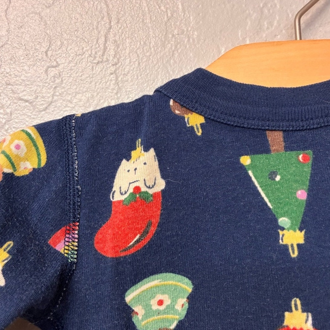 hanna gender neutral holiday ornament pajamas 3T