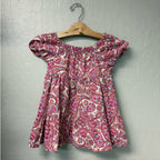 seed heritage pink paisley dress 3Y