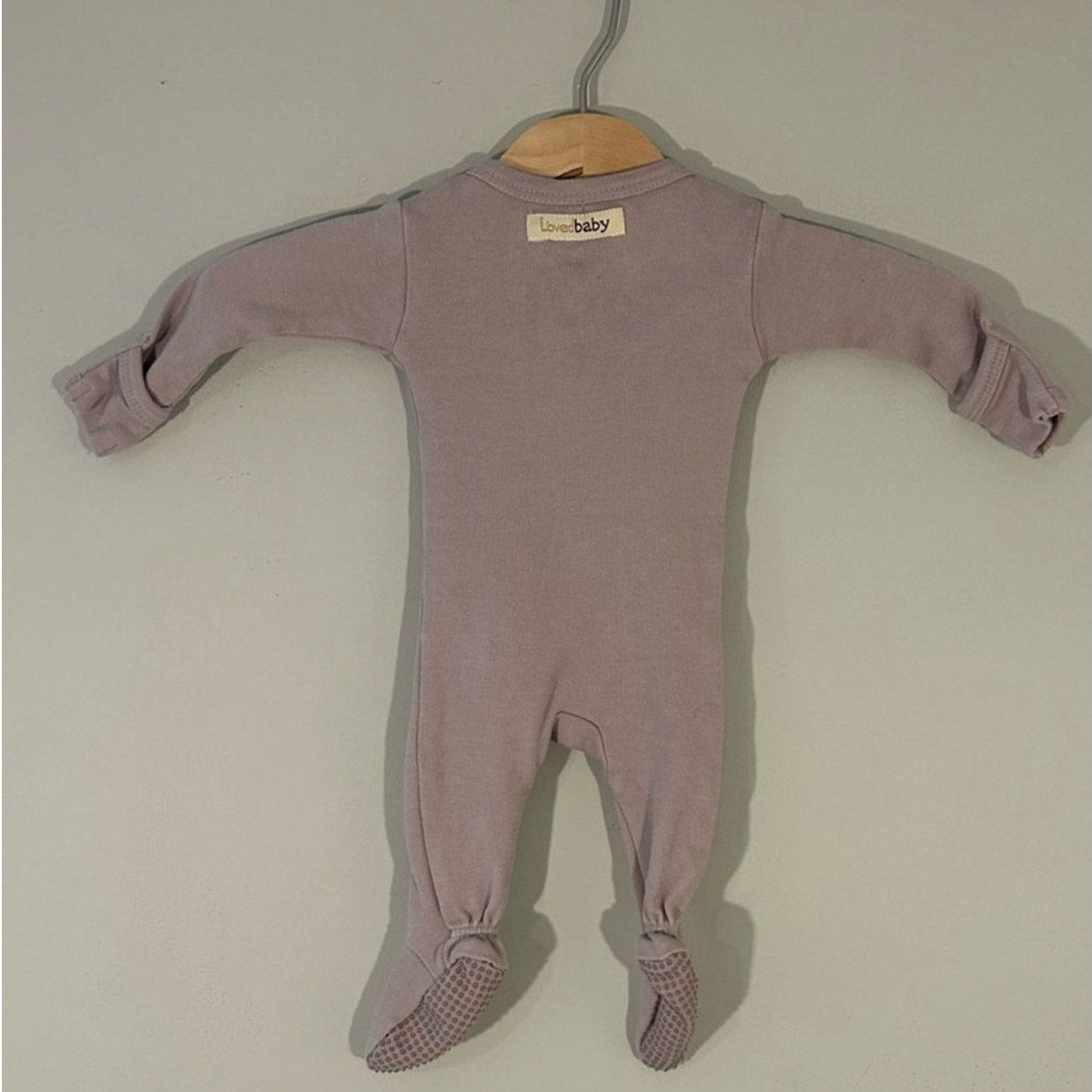 l'oved baby purple mauve footie preemie / newborn