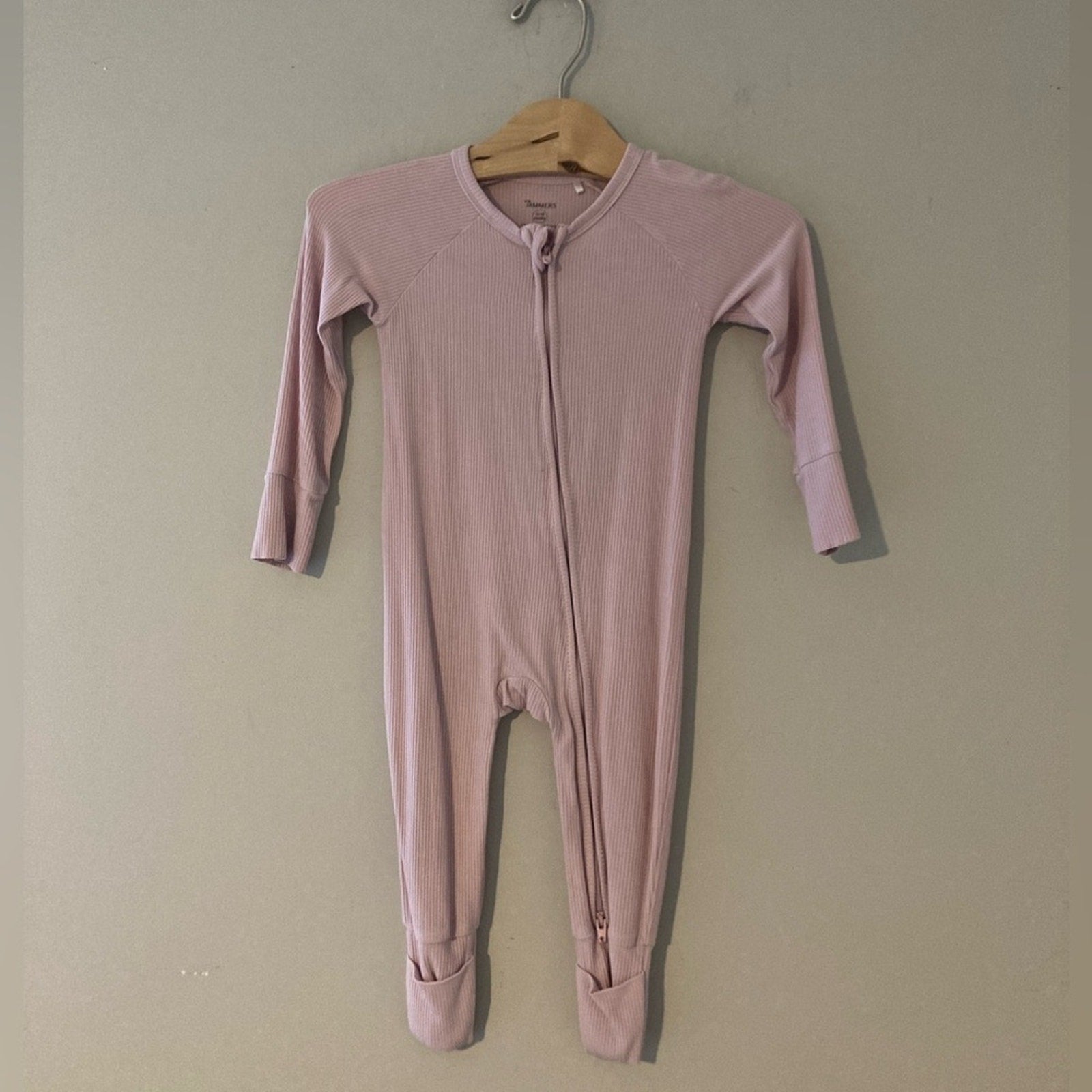 in my jammers girls' pink footie 12-18M