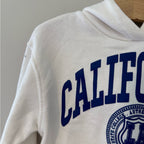 zara white california hoodie 6Y