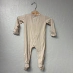 wildbird soft beige footie 3-6M