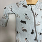 angel dear bamboo dog footie 0-3M
