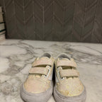 vans baby girls' cream shoes 4c
