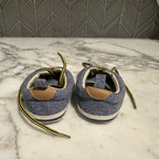 baby gap blue crib shoes 3-6M