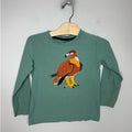 tea collection boys' long-sleeve bird tee 4Y
