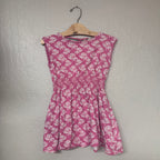 mini boden pink dress 6-7Y