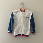 vintage white peanuts windbreaker jacket 6Y