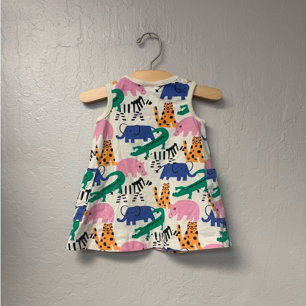 hanna andersson animal dress bloomers set 6-12M