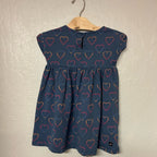 tea collection girls' heart print dress 4Y