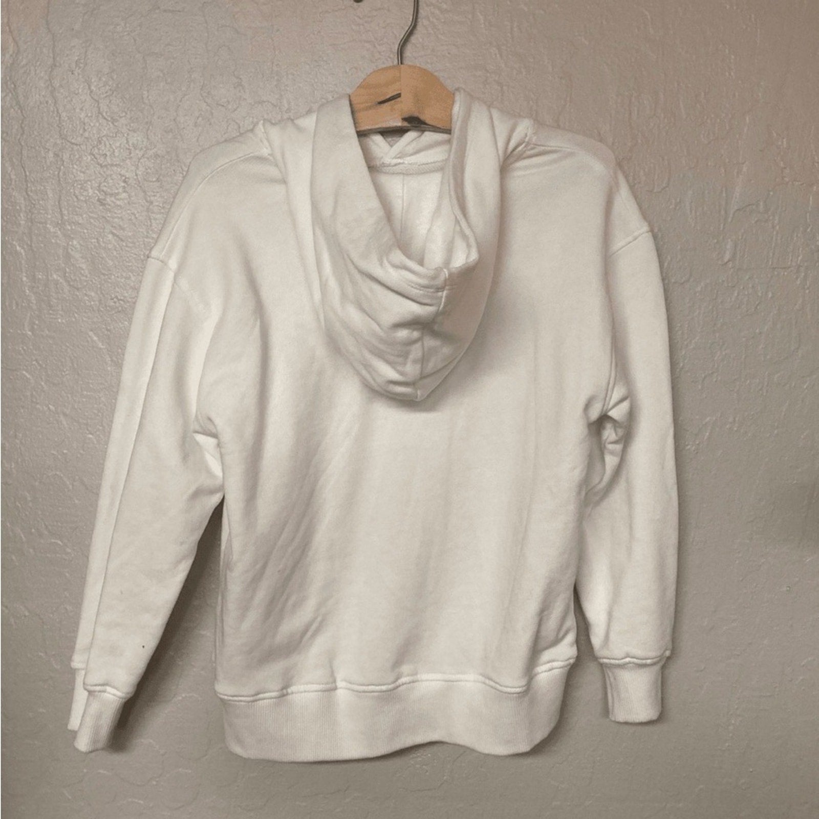 zara boys' white garfield hoodie 8-9Y
