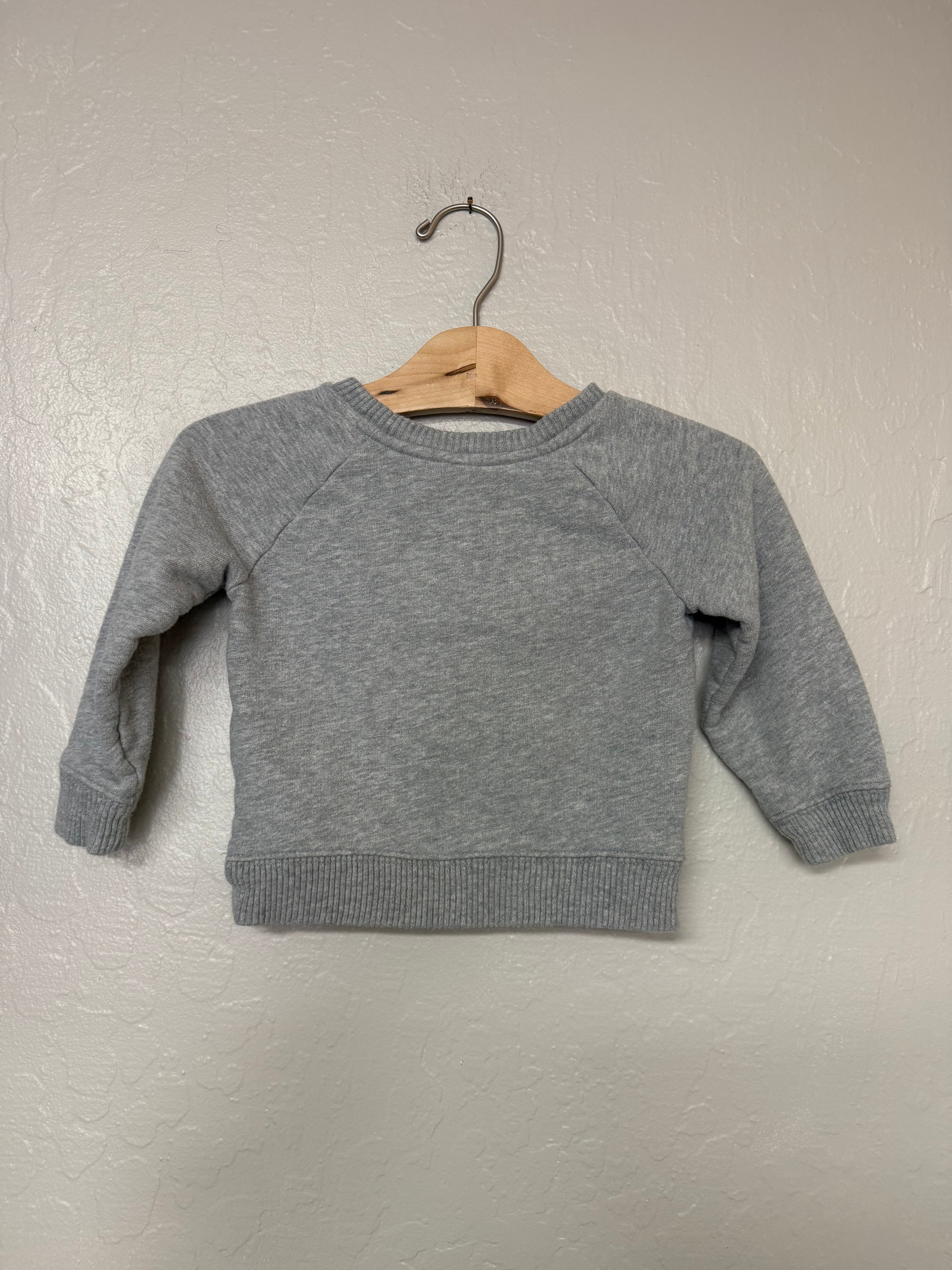 baby gap gray crewneck 2Y