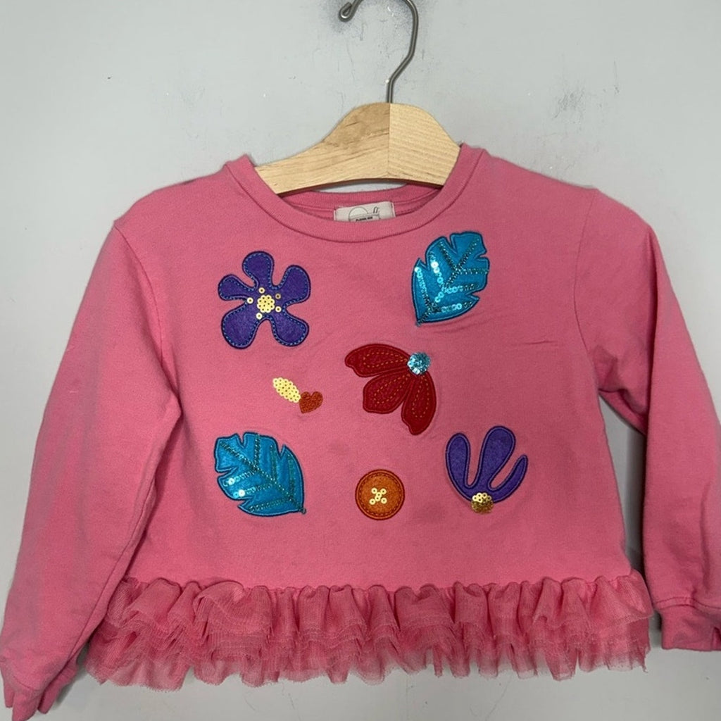 peek girls' pink long-sleeve 4-5Y