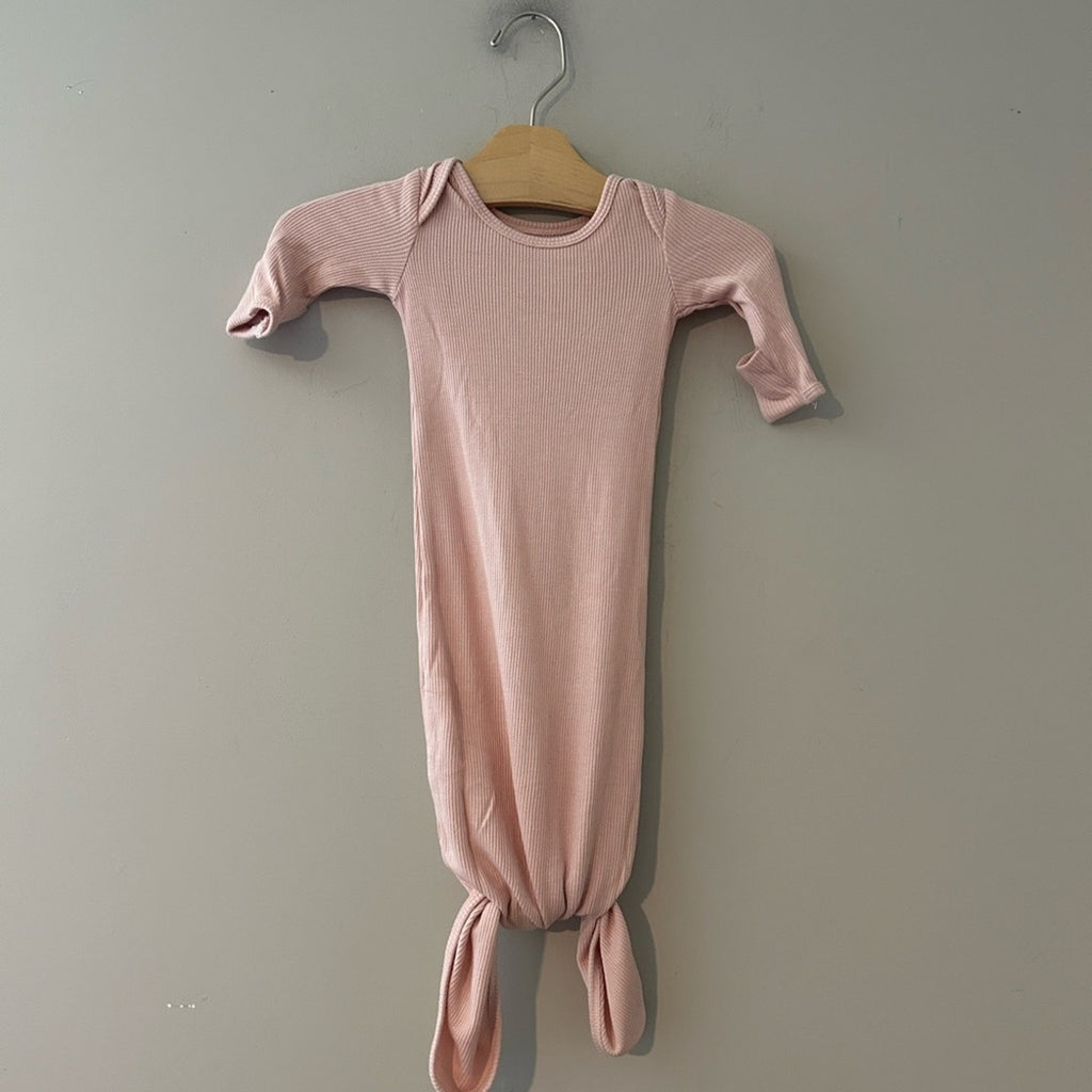 caden lane pink bamboo gown newborn