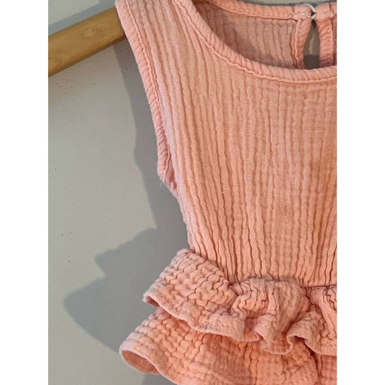 reverie threads girls' skirted romper 3-6M