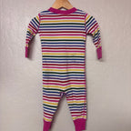 hanna andersson girls’ striped pajama 3-6M