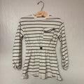 zara striped tunic dress 8Y