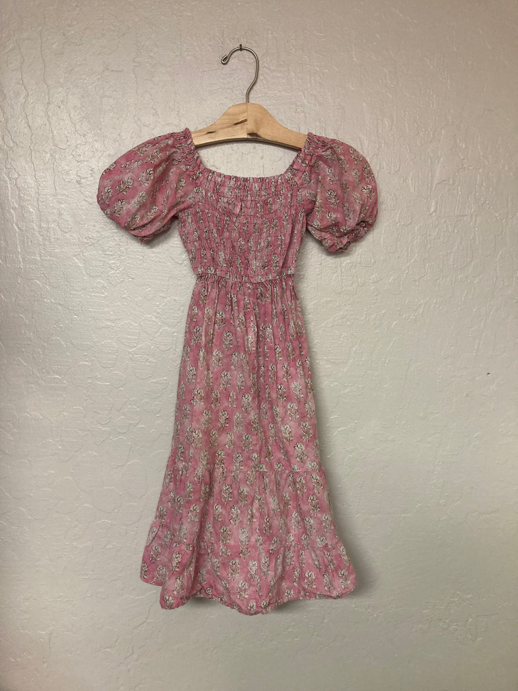 zara tiered floral dress 6Y