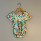 cat & jack floral romper 12M