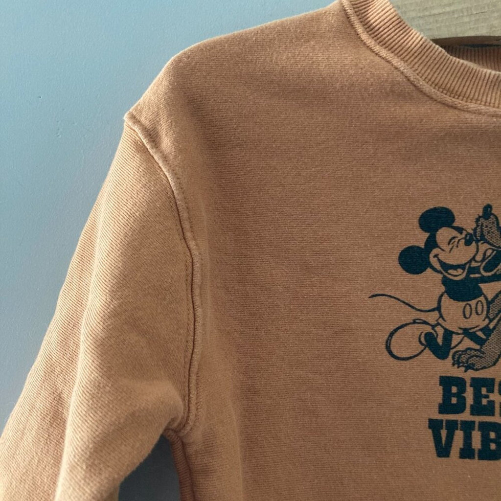 zara‎ mickey mouse pluto sweatshirt 4-5Y