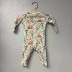 milkbarn jellyfish cloth pajama set 3-6M