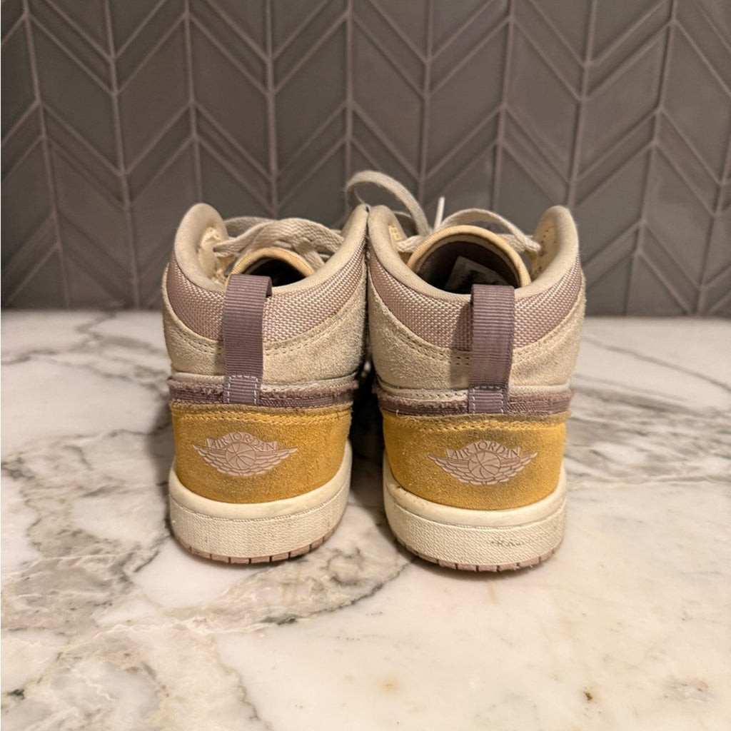 nike gender neutral purple air jordans 2 (big kids)