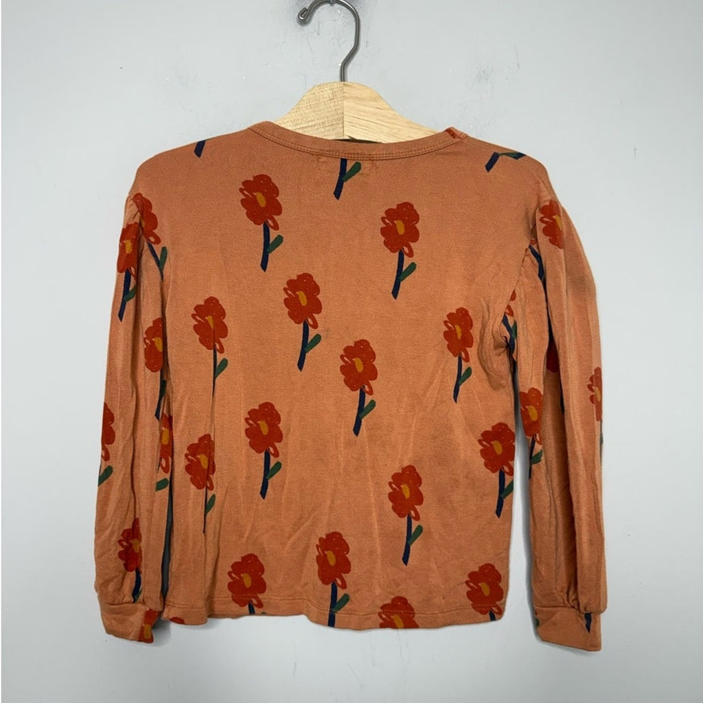 bobo choses clay blouse floral 4-5Y
