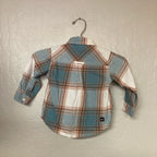 tea collection plaid shirt 12-18M