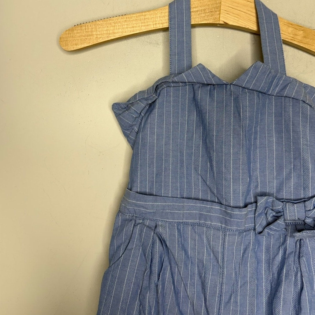 janie and jack girls' blue romper 18-24