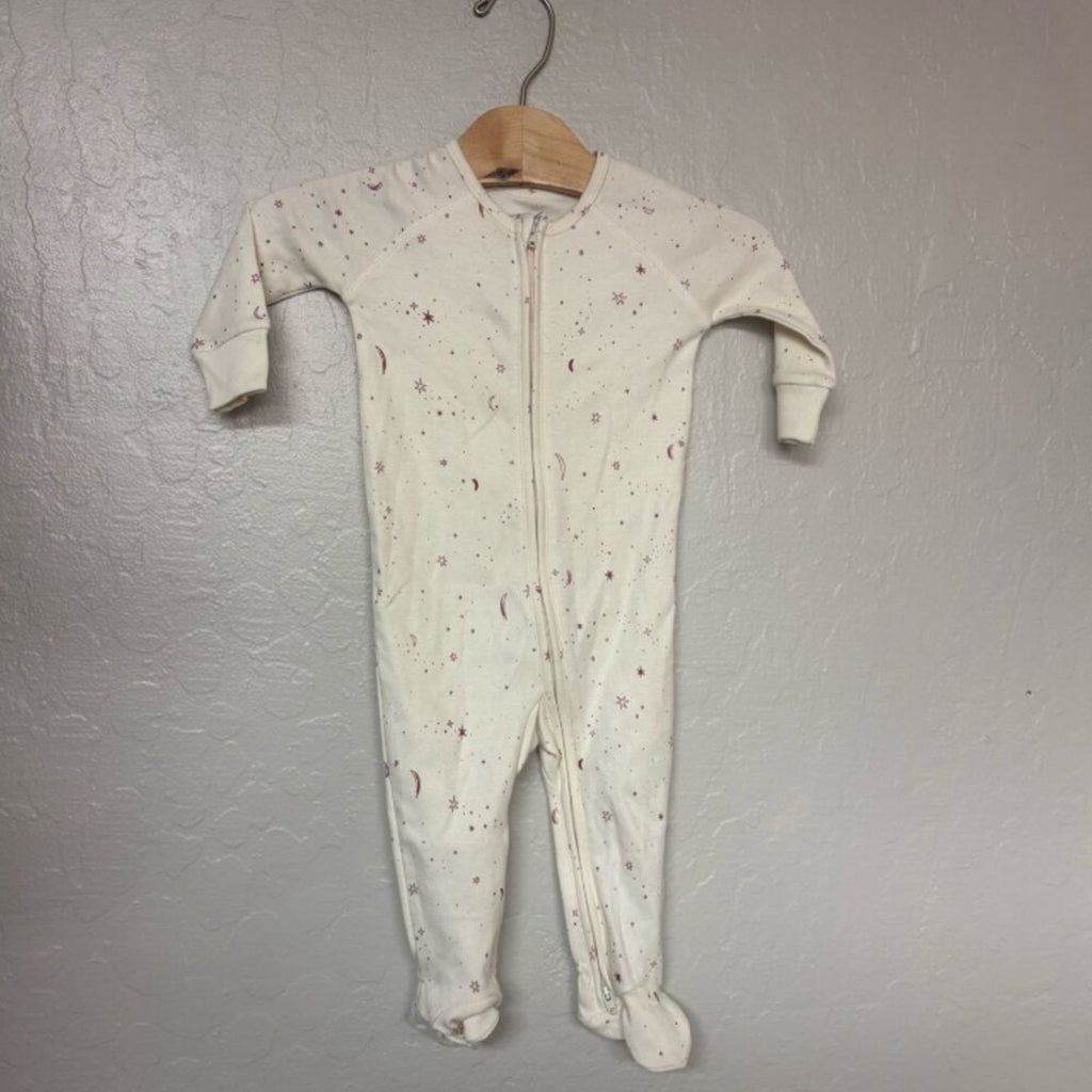 pehr gender neutral moon stars footie 3-6M