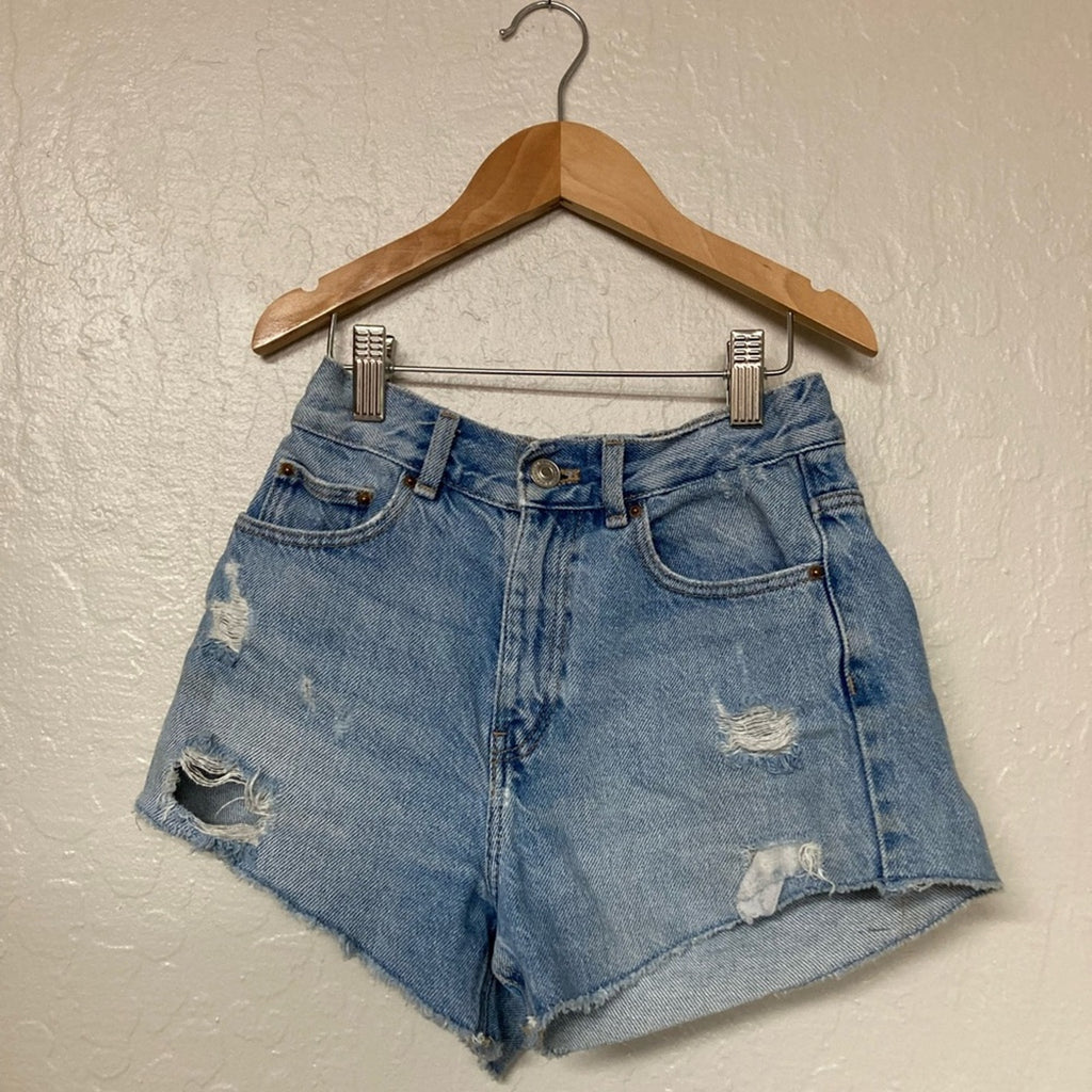 zara girls' jean shorts cutoffs mom jeans 10Y