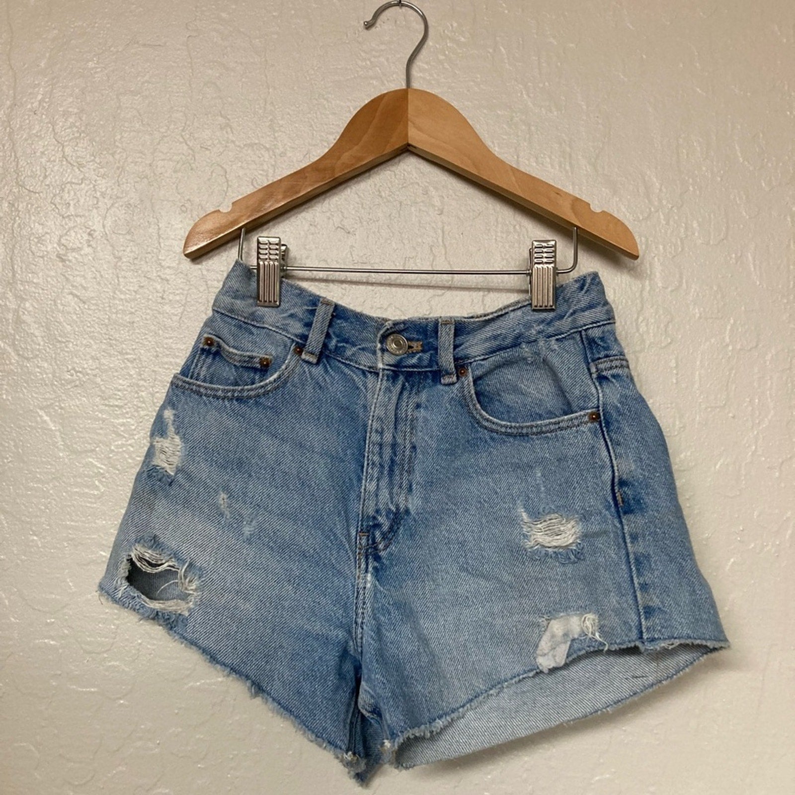 zara girls' jean shorts cutoffs mom jeans 10Y