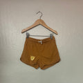 little co. tan shorts with elastic waist band NWT 4T