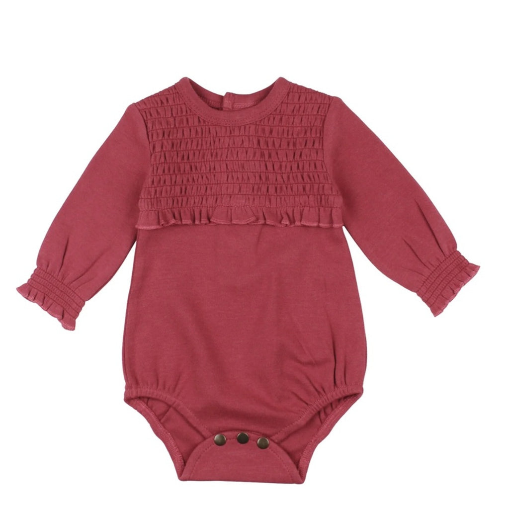 l'oved baby‎ dark pink bodysuit 3-6M