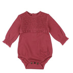 l'oved baby‎ dark pink bodysuit 3-6M