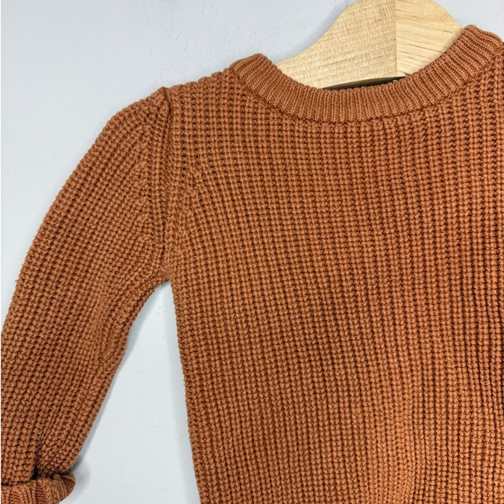 nature baby brown sweater 12-18M