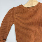 nature baby brown sweater 12-18M
