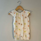 h&m cream sunshine romper 18M