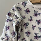 janie and jack floral sweatshirt 6Y