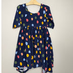 taylor joelle navy twirl dress colorful 10Y