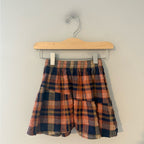 zara plaid flannel twirl skirt 4-5Y