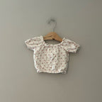 old navy floral crop top 12-18M