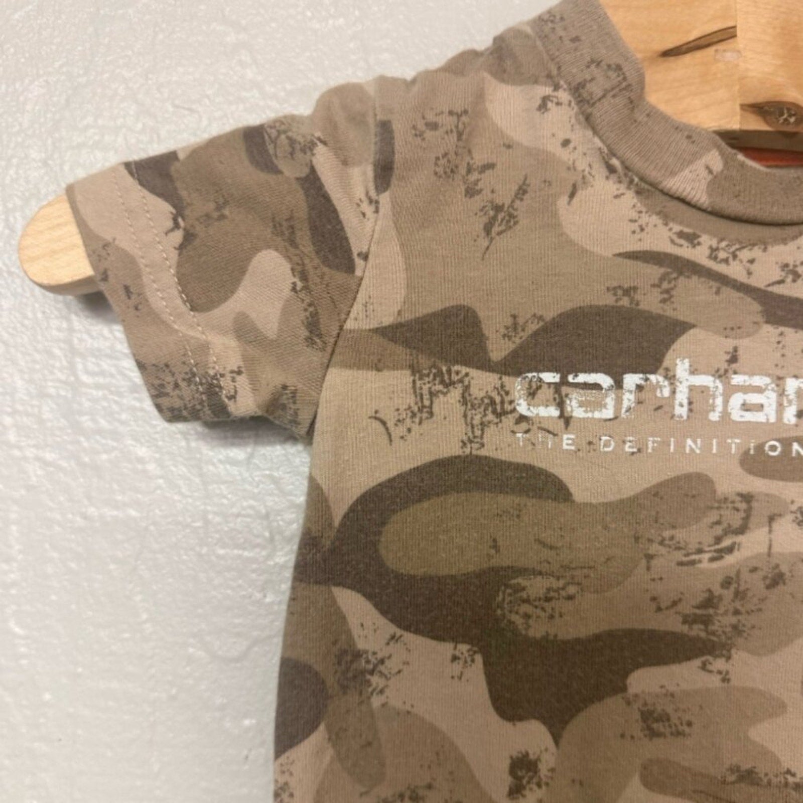 carhartt camo onesie 9M