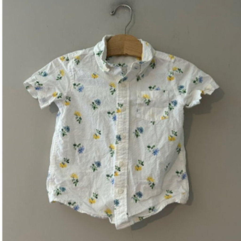 janie and jack white button-down 4Y‎