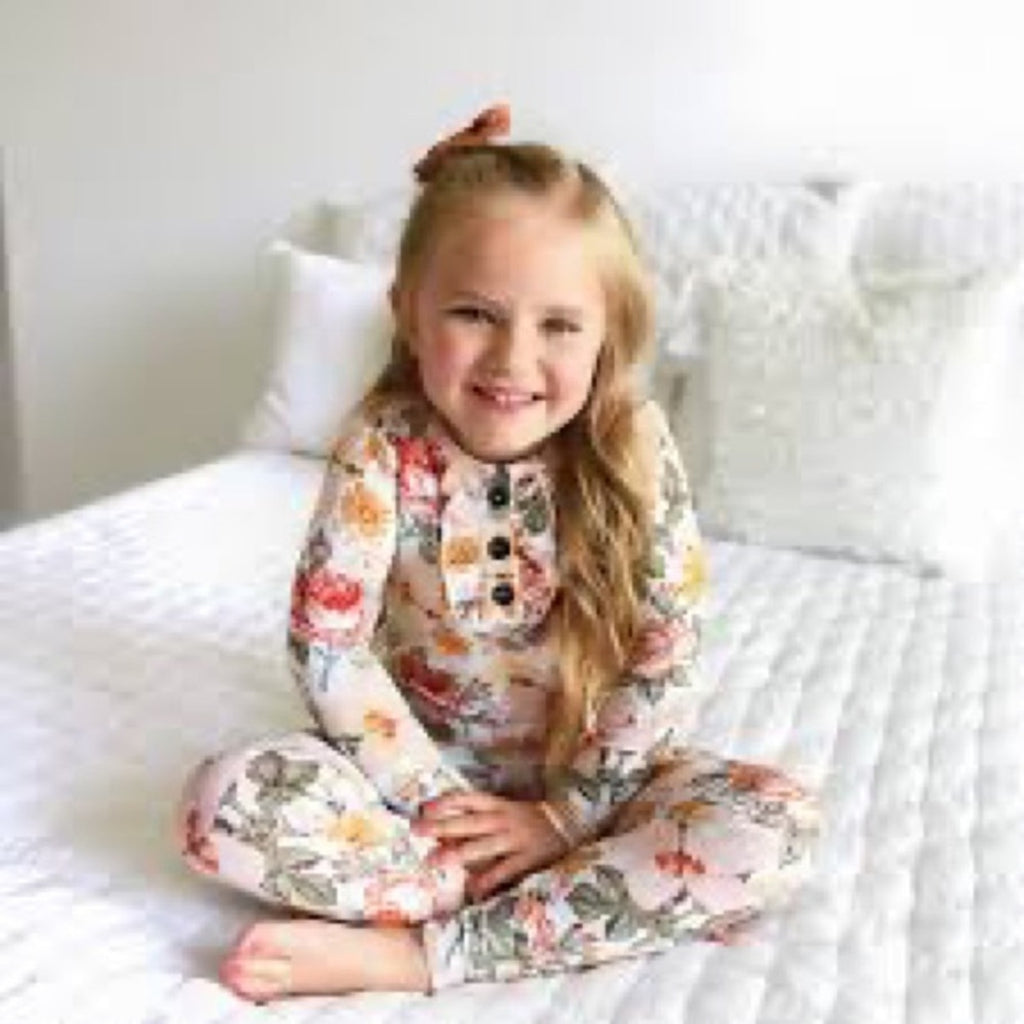 gigi & max floral bamboo set 3-6M NWT