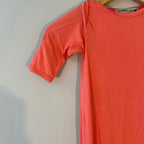 spearmintlove coral knotted gown 0-3M